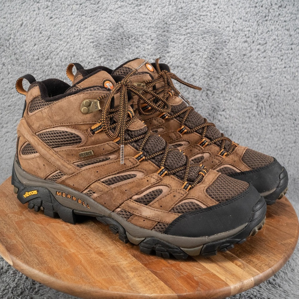Merrell Moab 2 Earth Mid Waterproof Hiking Boot Mens Size 13 J06051 Gorpcore